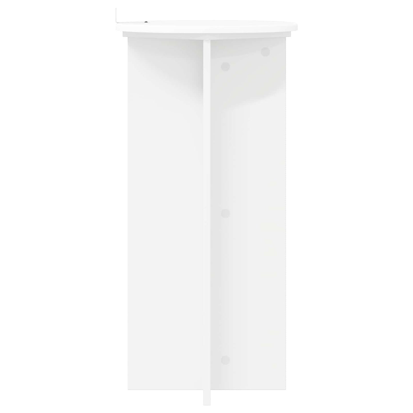 Plant Stand 2 pcs White Ø40 x 80 cm Engineered Wood