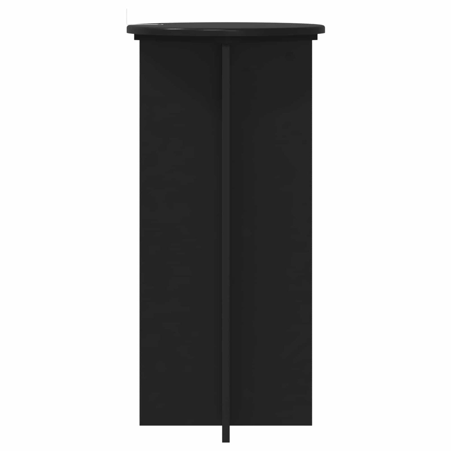 Plant Stand 2 pcs Black 40 x 40 x 80 cm Engineered Wood