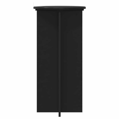 Plant Stand 2 pcs Black 40 x 40 x 80 cm Engineered Wood