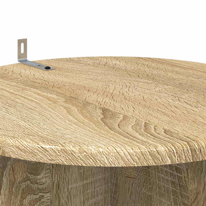 Plant Stand 2 pcs Sonoma Oak 40 x 40 x 80 cm Engineered Wood