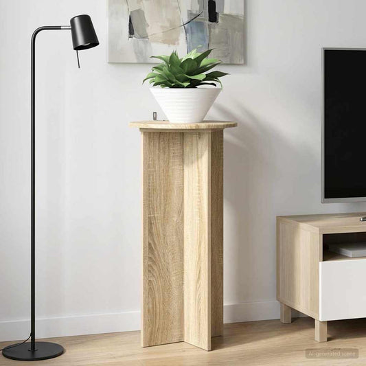 Plant Stand 2 pcs Sonoma Oak 40 x 40 x 80 cm Engineered Wood