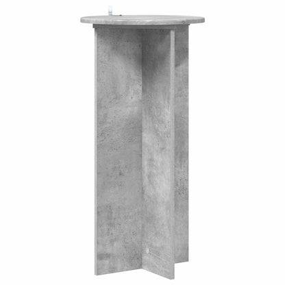 Plant Stand 2 pcs Concrete Grey 40 x 40 x 80 cm Engineered Wood
