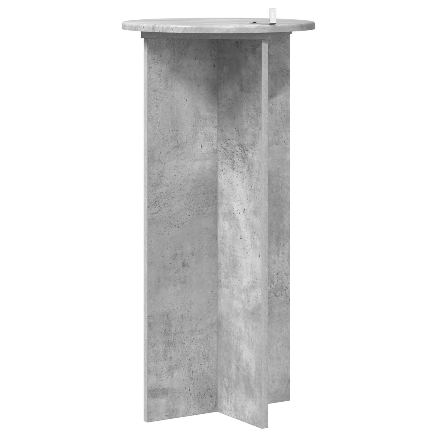 Plant Stand 2 pcs Concrete Grey 40 x 40 x 80 cm Engineered Wood