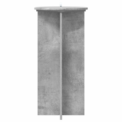 Plant Stand 2 pcs Concrete Grey 40 x 40 x 80 cm Engineered Wood