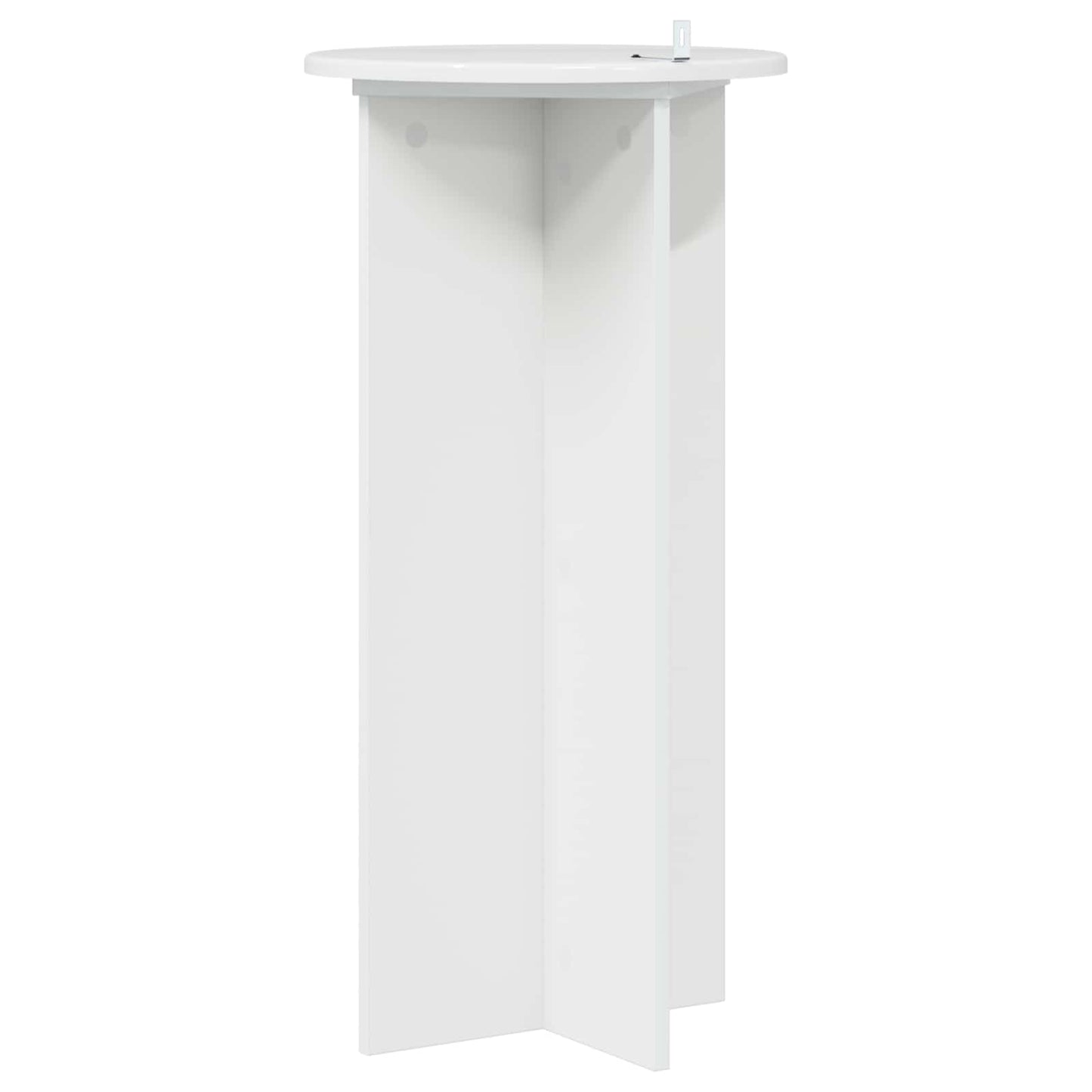 Plant Stand 2 pcs High Gloss White 40 x 40 x 80 cm