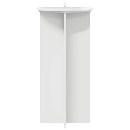 Plant Stand 2 pcs High Gloss White 40 x 40 x 80 cm
