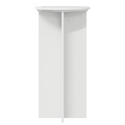Plant Stand 2 pcs High Gloss White 40 x 40 x 80 cm
