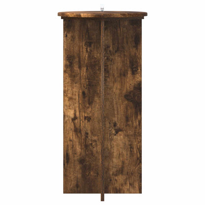 Plant Stand 2 pcs Smoked Oak 40 x 40 x 80 cm Engineered Wood