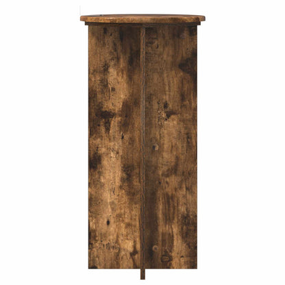 Plant Stand 2 pcs Smoked Oak 40 x 40 x 80 cm Engineered Wood