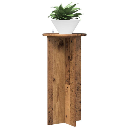 Plant Stand 2 pcs Old Wood 40 x 40 x 80 cm Engineered Wood