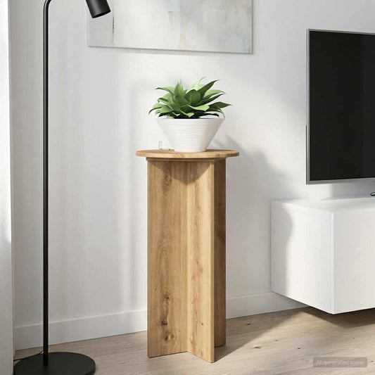 Plant Stand 2 pcs Artisan Oak 40 x 40 x 80 cm Engineered Wood