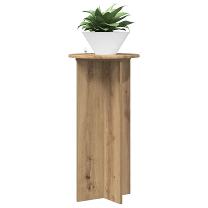 Plant Stand 2 pcs Artisan Oak 40 x 40 x 80 cm Engineered Wood