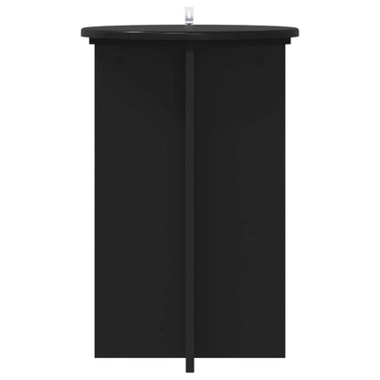 Plant Stand 2 pcs Black Ø40 x 60 cm Engineered Wood