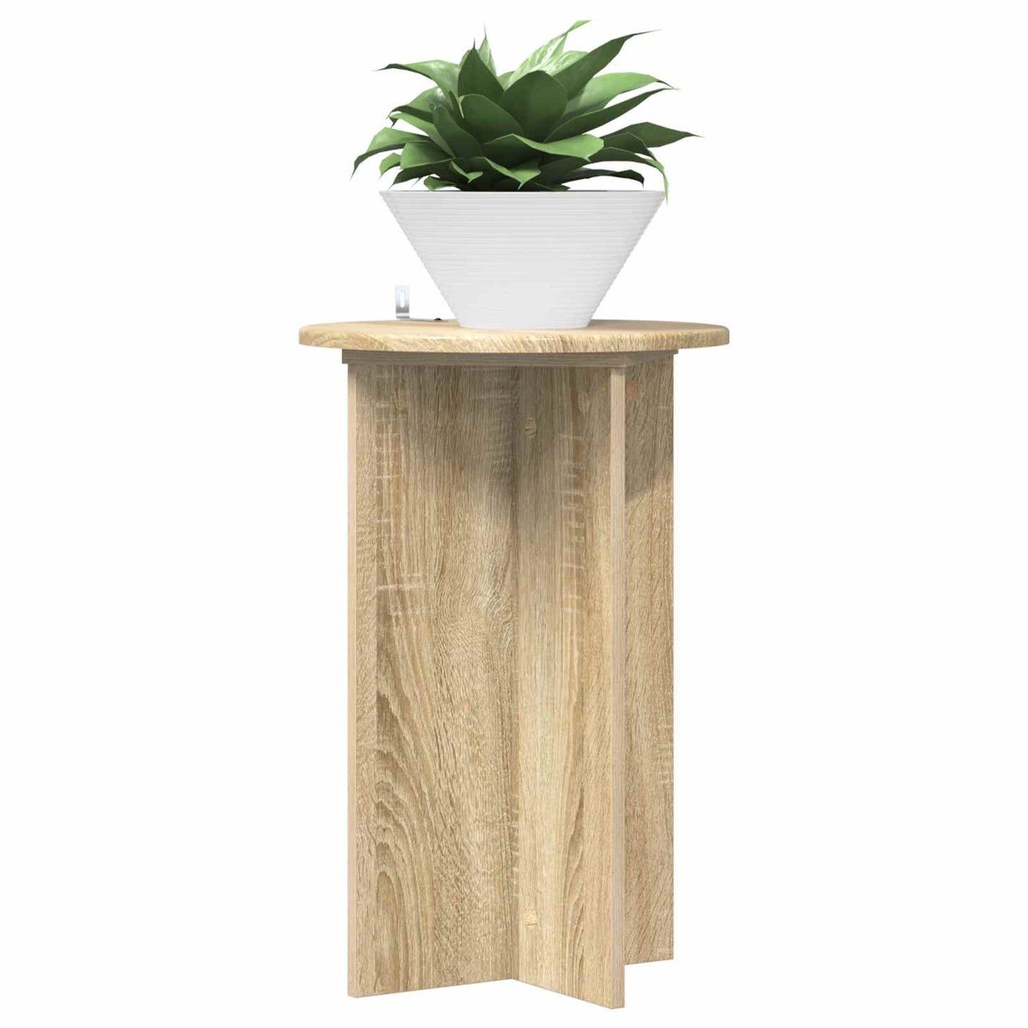 Plant Stand 2 pcs Sonoma Oak Ø40 x 60 cm Engineered Wood