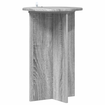 Plant Stand 2 pcs Grey Sonoma Ø40 x 60 cm Engineered Wood