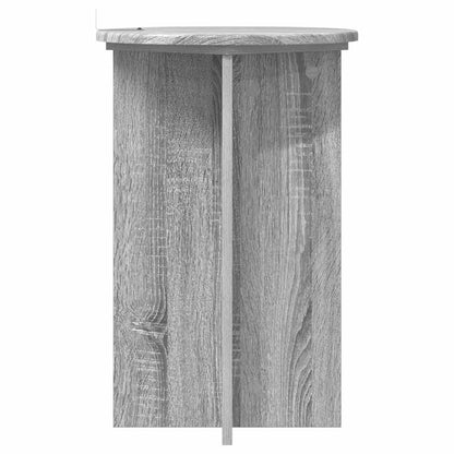 Plant Stand 2 pcs Grey Sonoma Ø40 x 60 cm Engineered Wood