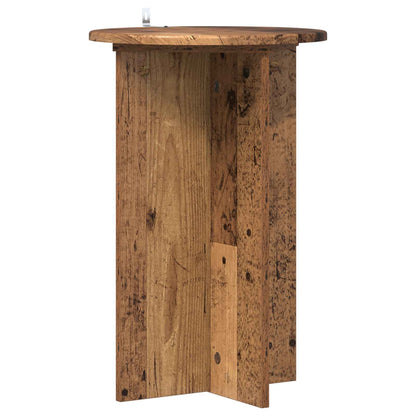 Plant Stand 2 pcs Old Wood Ø40 x 60 cm Engineered Wood