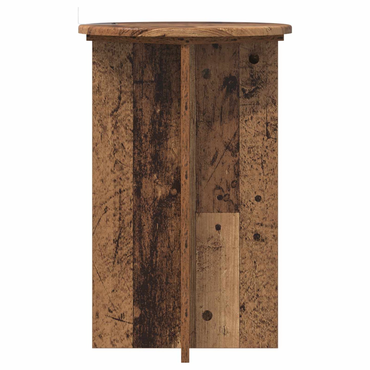 Plant Stand 2 pcs Old Wood Ø40 x 60 cm Engineered Wood