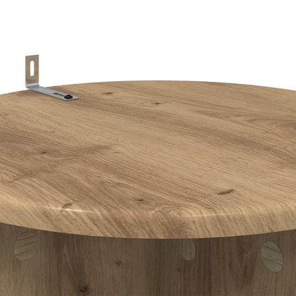 Plant Stand 2 pcs Artisan Oak Ø40 x 60 cm Engineered Wood
