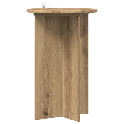 Plant Stand 2 pcs Artisan Oak Ø40 x 60 cm Engineered Wood