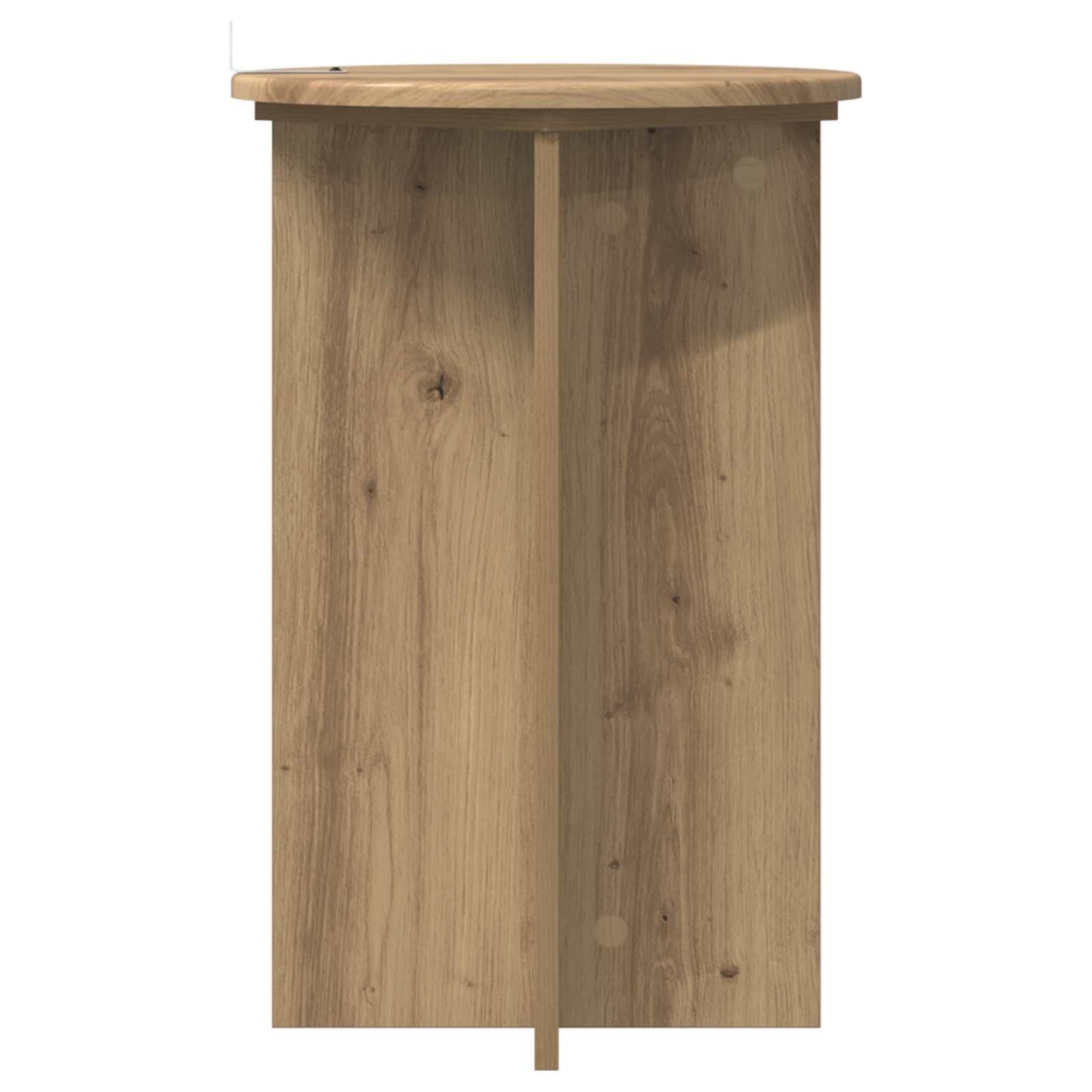 Plant Stand 2 pcs Artisan Oak Ø40 x 60 cm Engineered Wood