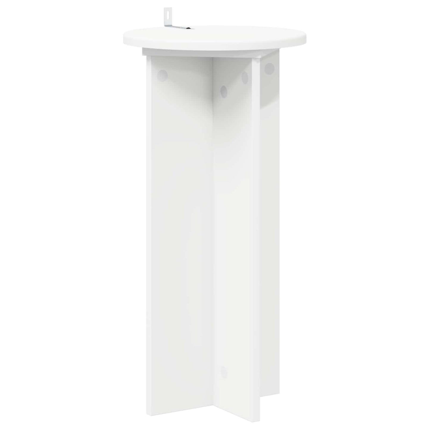 Plant Stand 2 pcs White Ø29.5 x 60 cm Engineered Wood