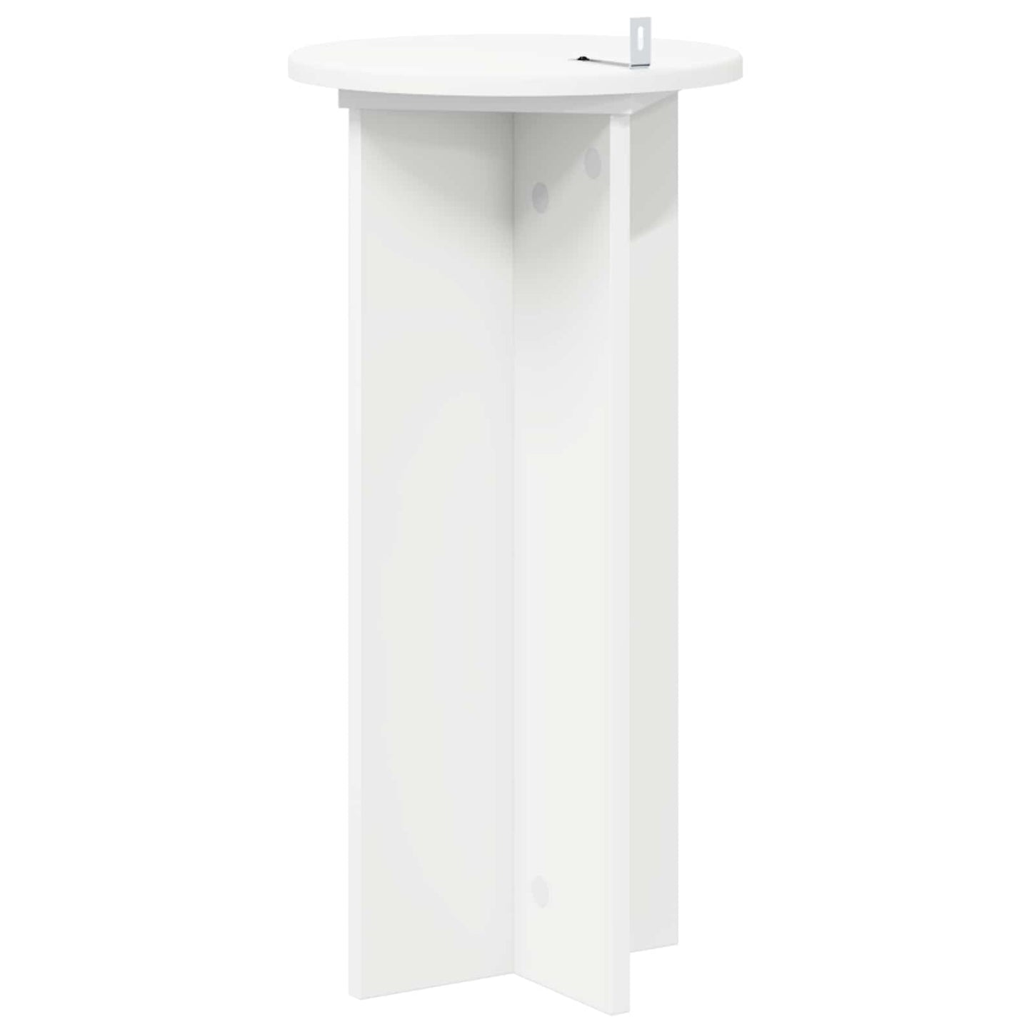 Plant Stand 2 pcs White Ø29.5 x 60 cm Engineered Wood