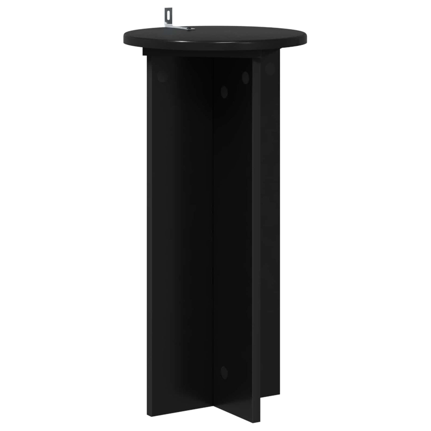 Plant Stand 2 pcs Black 29.5 x 29.5 x 60 cm Engineered Wood
