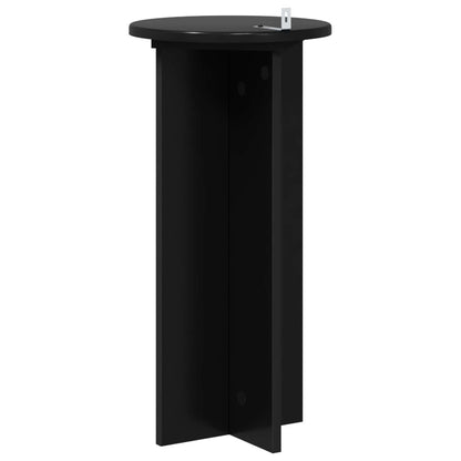 Plant Stand 2 pcs Black 29.5 x 29.5 x 60 cm Engineered Wood