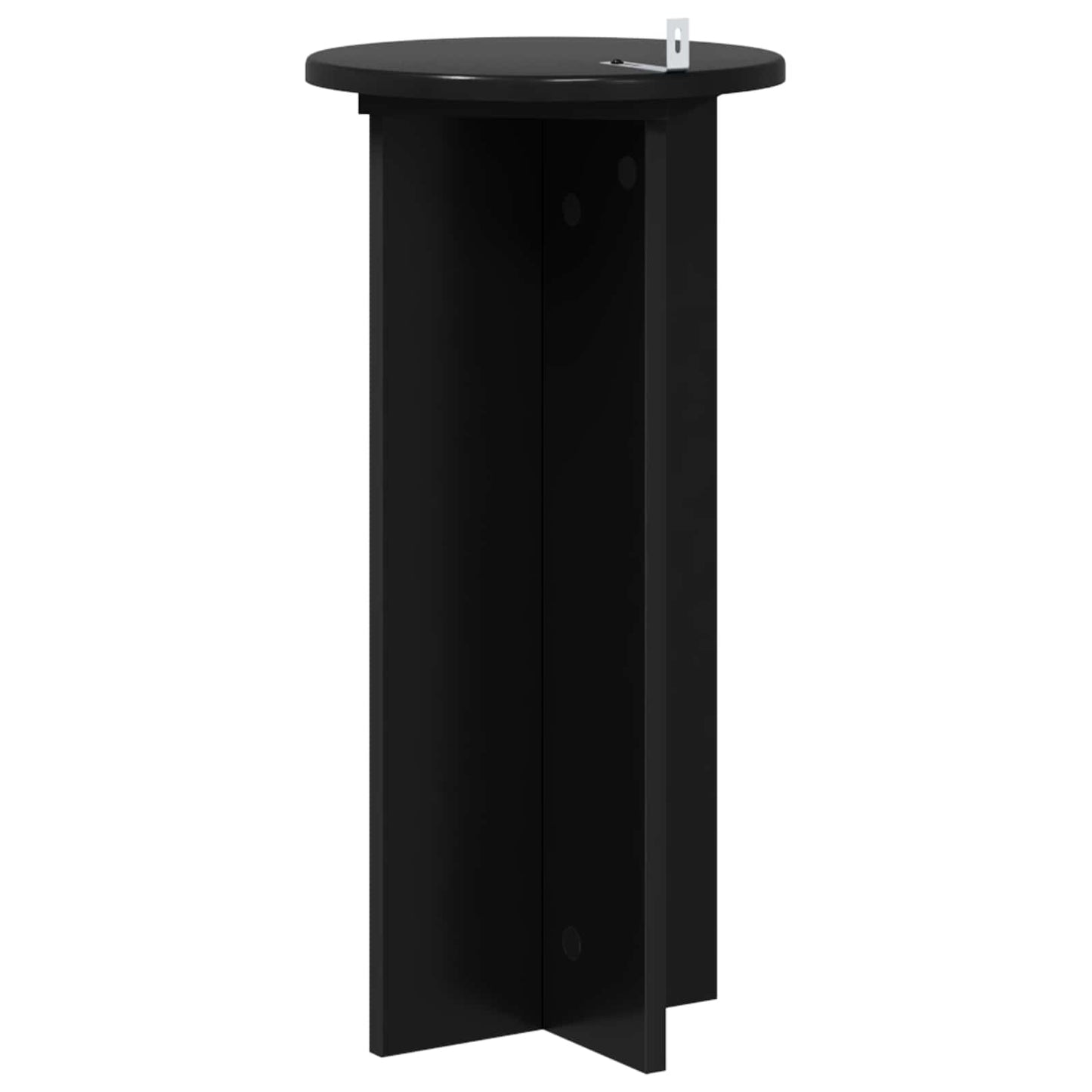 Plant Stand 2 pcs Black 29.5 x 29.5 x 60 cm Engineered Wood