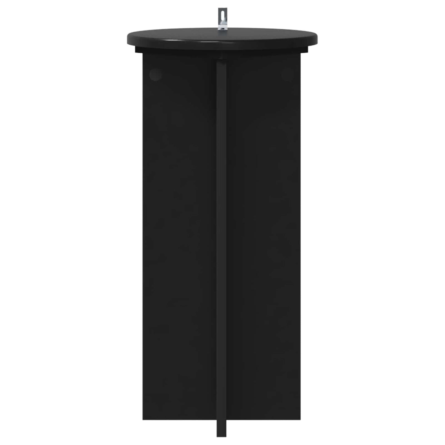 Plant Stand 2 pcs Black 29.5 x 29.5 x 60 cm Engineered Wood