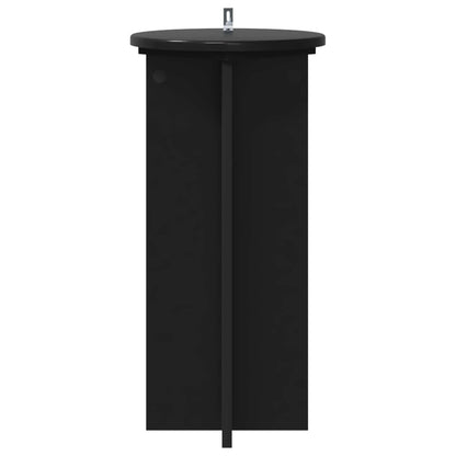 Plant Stand 2 pcs Black 29.5 x 29.5 x 60 cm Engineered Wood