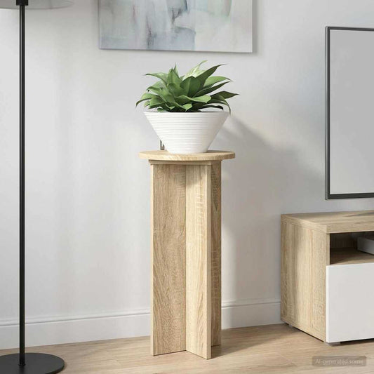 Plant Stand 2 pcs Sonoma Oak 29.5 x 29.5 x 60 cm