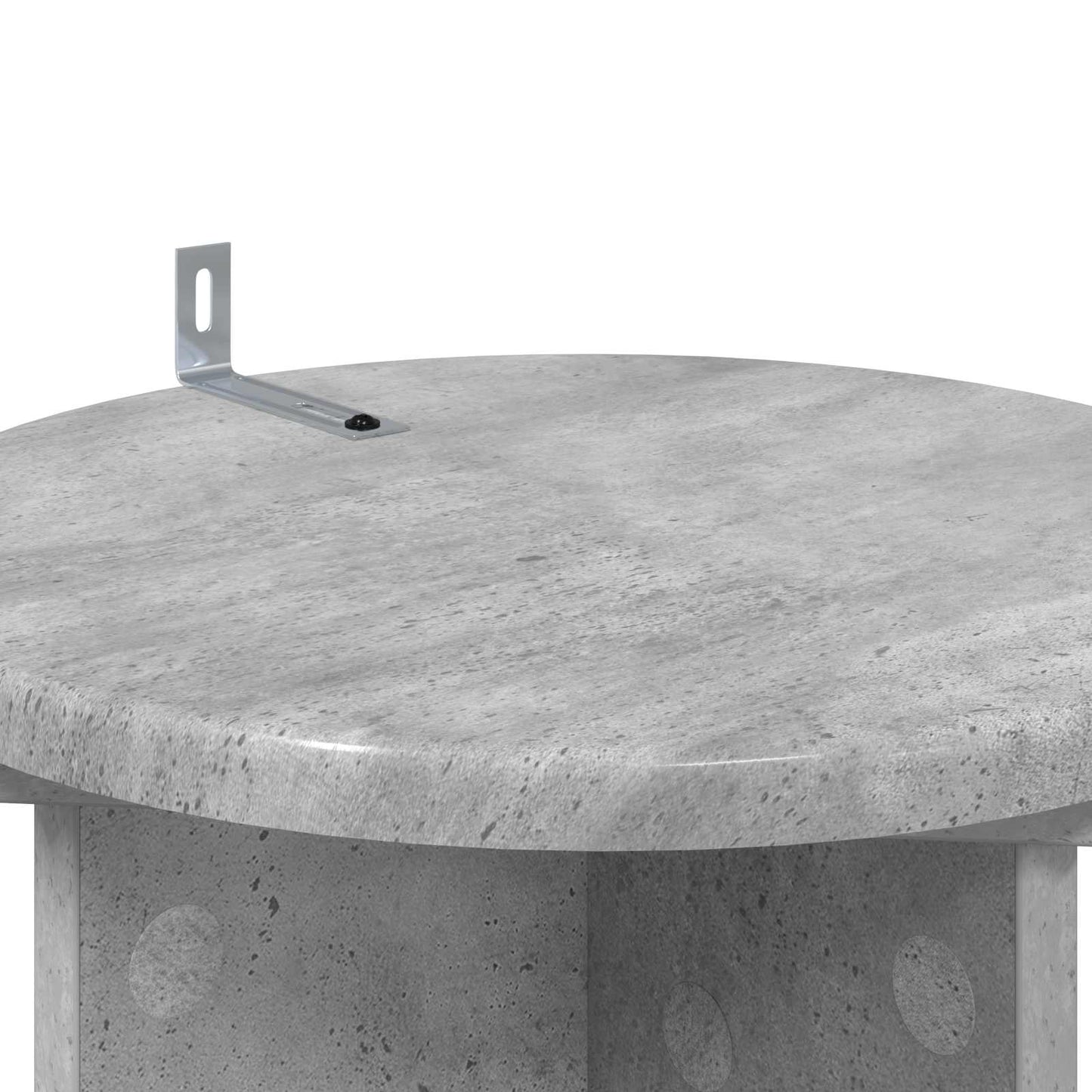 Plant Stand 2 pcs Concrete Grey 29.5 x 29.5 x 60 cm