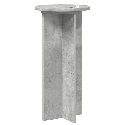 Plant Stand 2 pcs Concrete Grey 29.5 x 29.5 x 60 cm