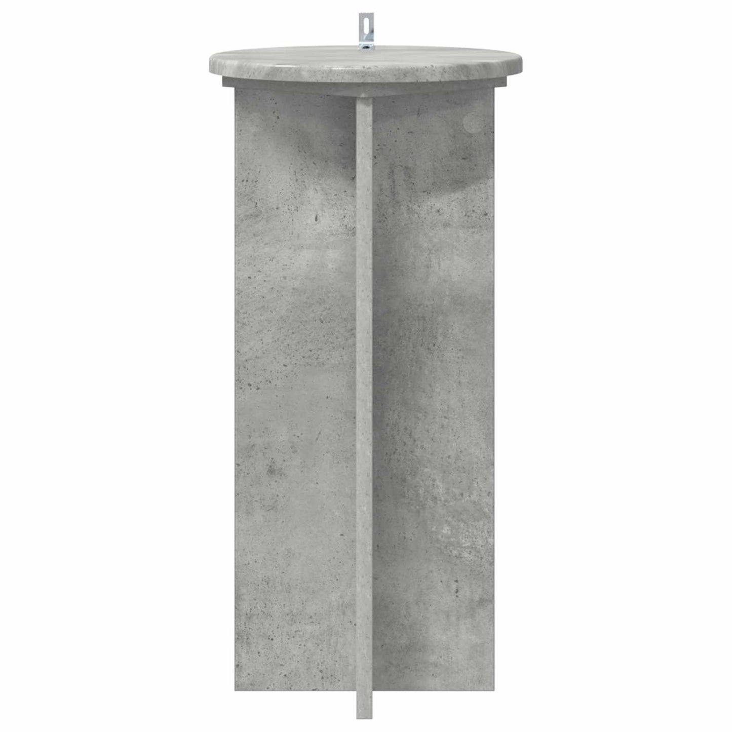 Plant Stand 2 pcs Concrete Grey 29.5 x 29.5 x 60 cm