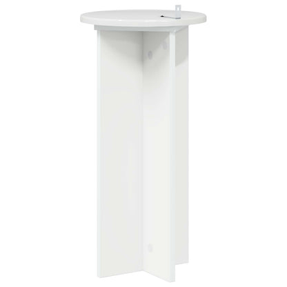 Plant Stand 2 pcs High Gloss White 29.5 x 29.5 x 60 cm