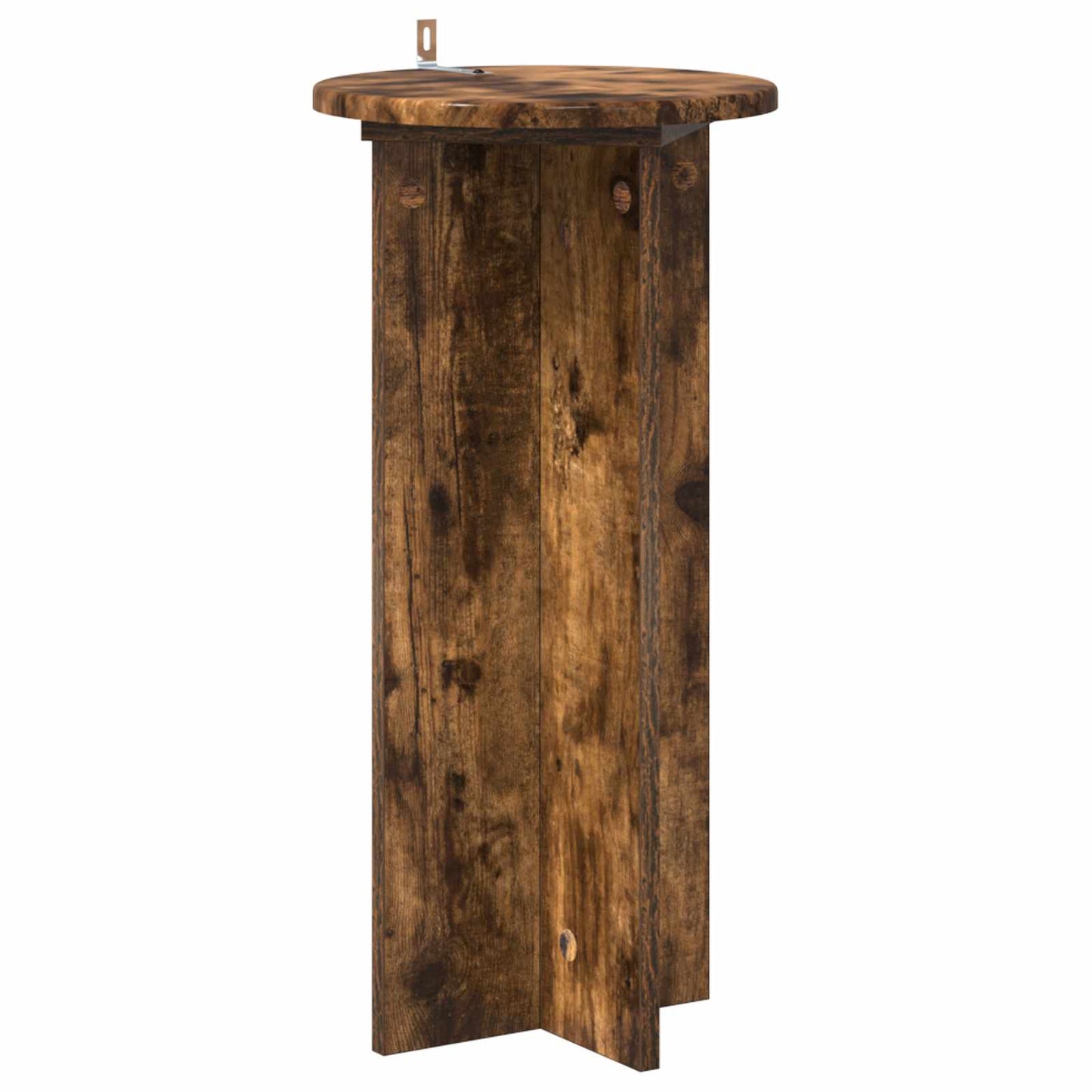Plant Stand 2 pcs Smoked Oak 29.5 x 29.5 x 60 cm