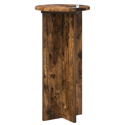 Plant Stand 2 pcs Smoked Oak 29.5 x 29.5 x 60 cm