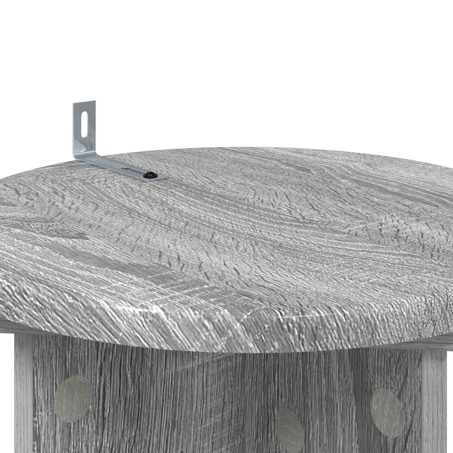Plant Stand 2 pcs Grey Sonoma 29.5 x 29.5 x 60 cm