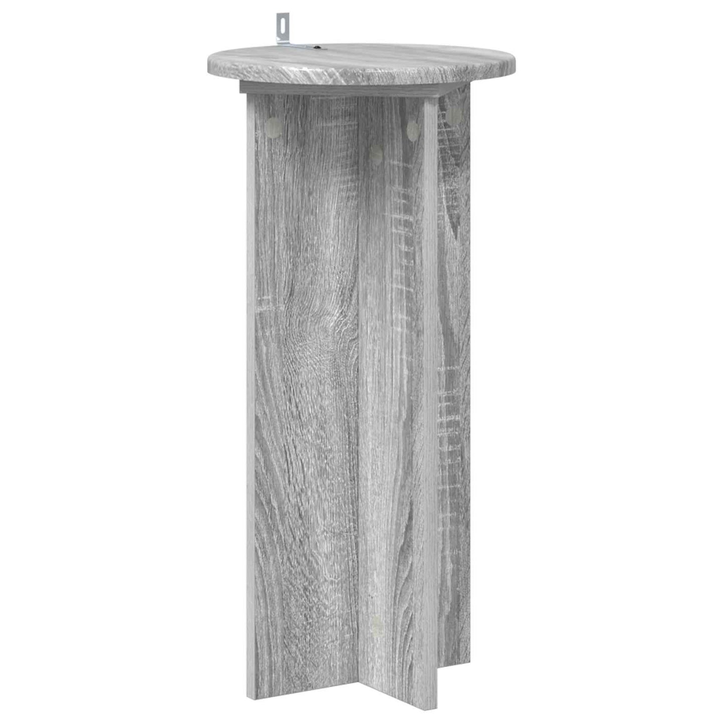 Plant Stand 2 pcs Grey Sonoma 29.5 x 29.5 x 60 cm