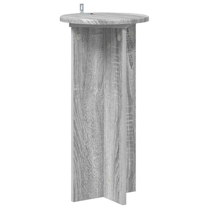 Plant Stand 2 pcs Grey Sonoma 29.5 x 29.5 x 60 cm
