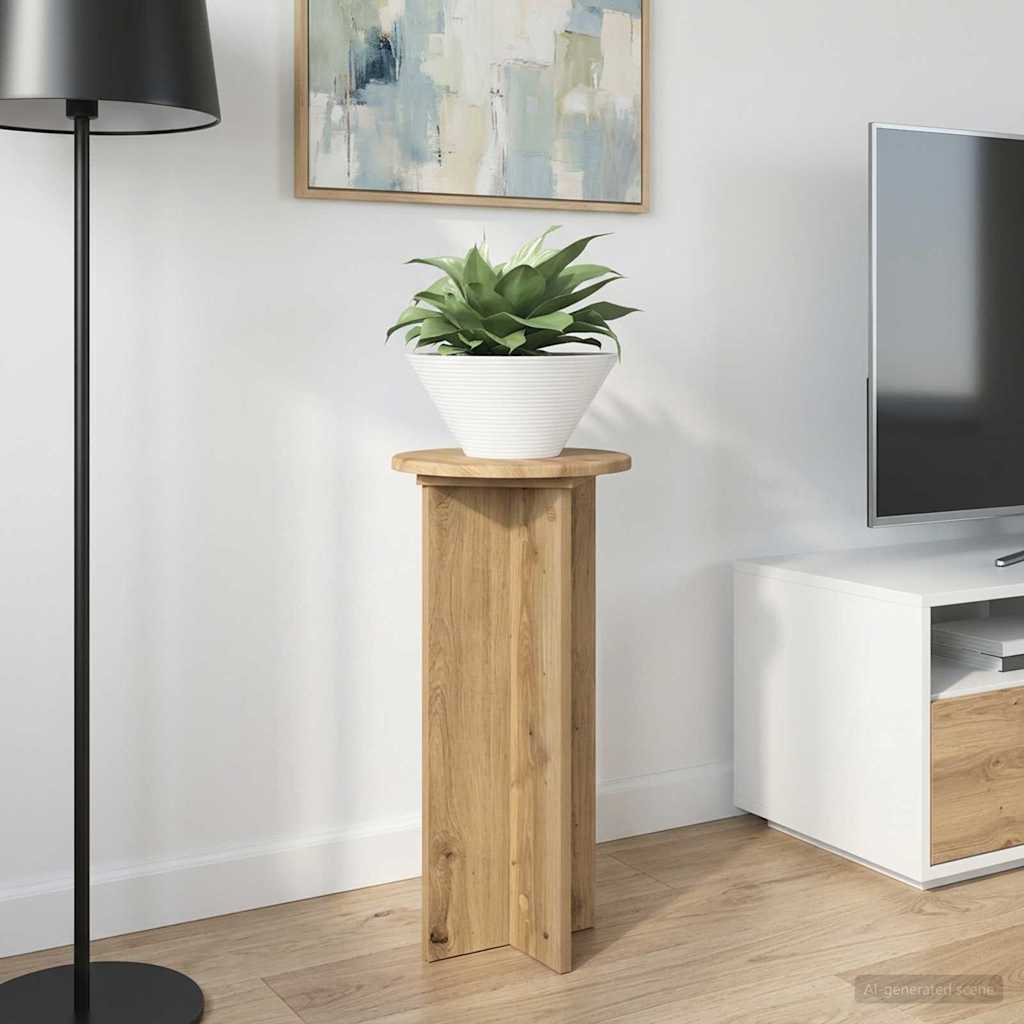 Plant Stand 2 pcs Artisan Oak 29.5 x 29.5 x 60 cm