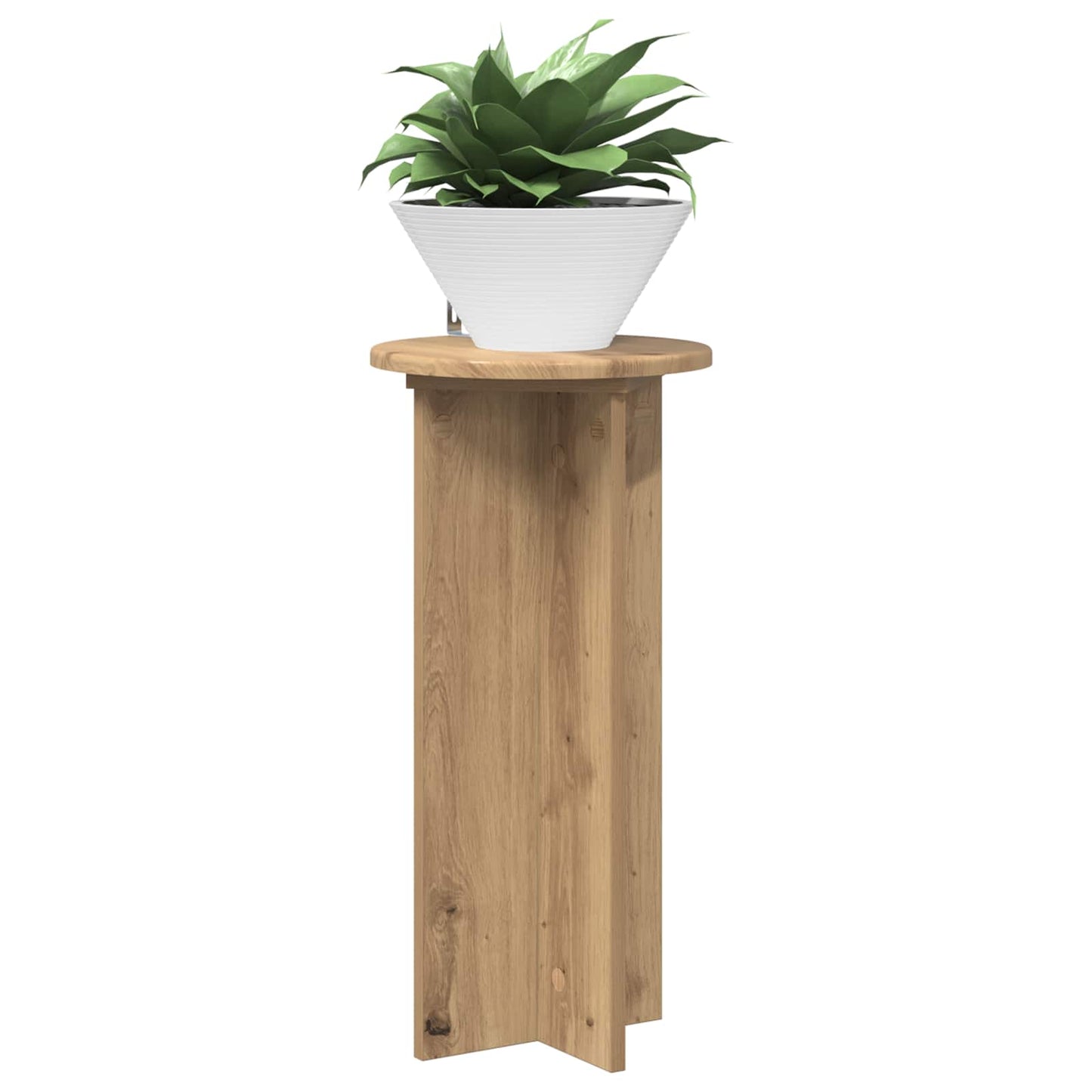 Plant Stand 2 pcs Artisan Oak 29.5 x 29.5 x 60 cm