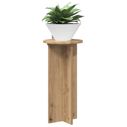Plant Stand 2 pcs Artisan Oak 29.5 x 29.5 x 60 cm