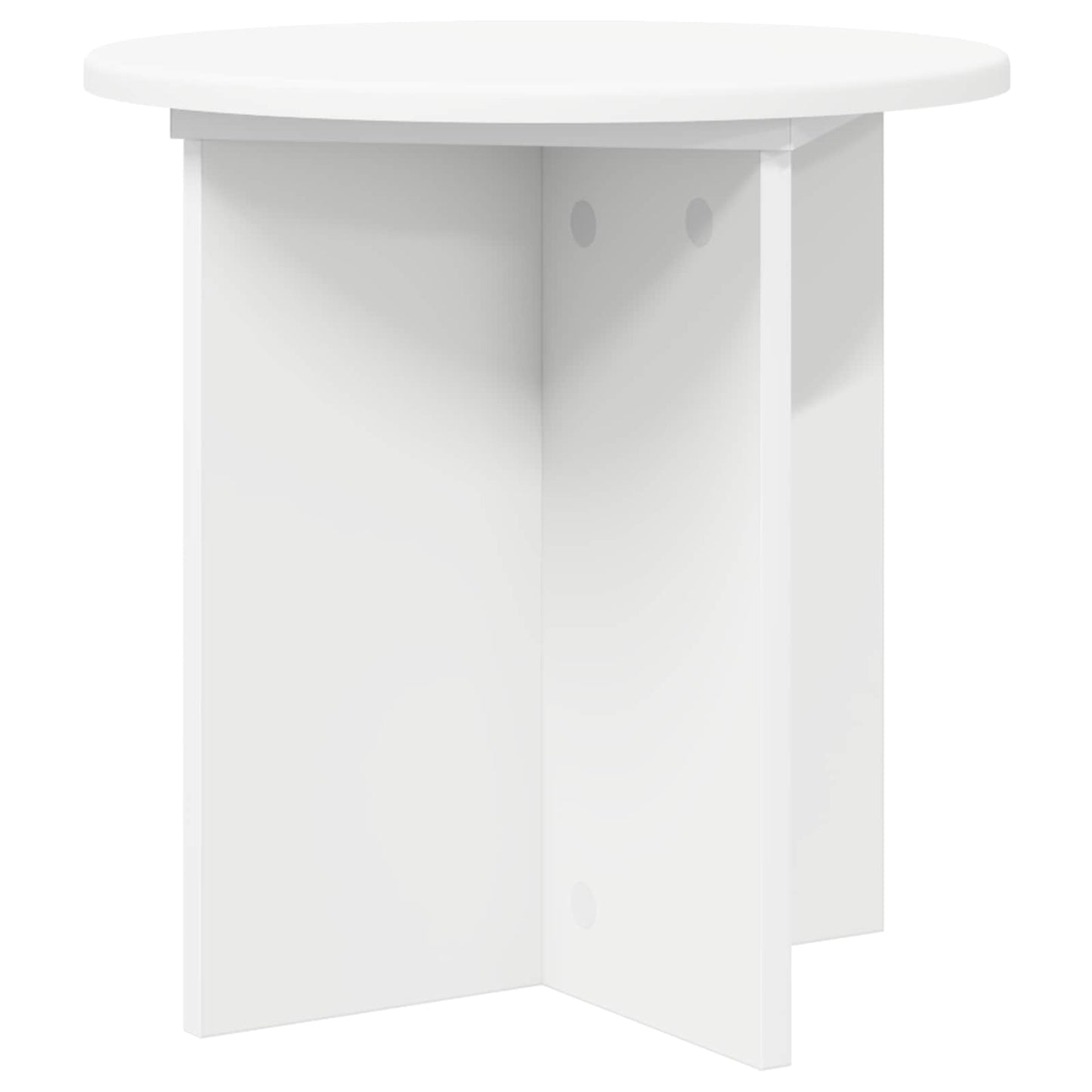 Plant Stand 2 pcs White Ø40 x 40 cm Engineered Wood