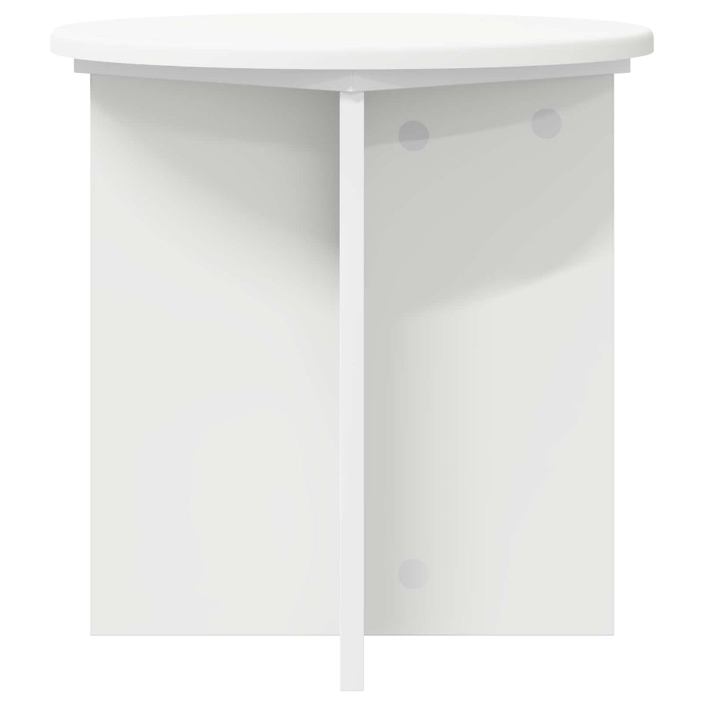 Plant Stand 2 pcs White Ø40 x 40 cm Engineered Wood