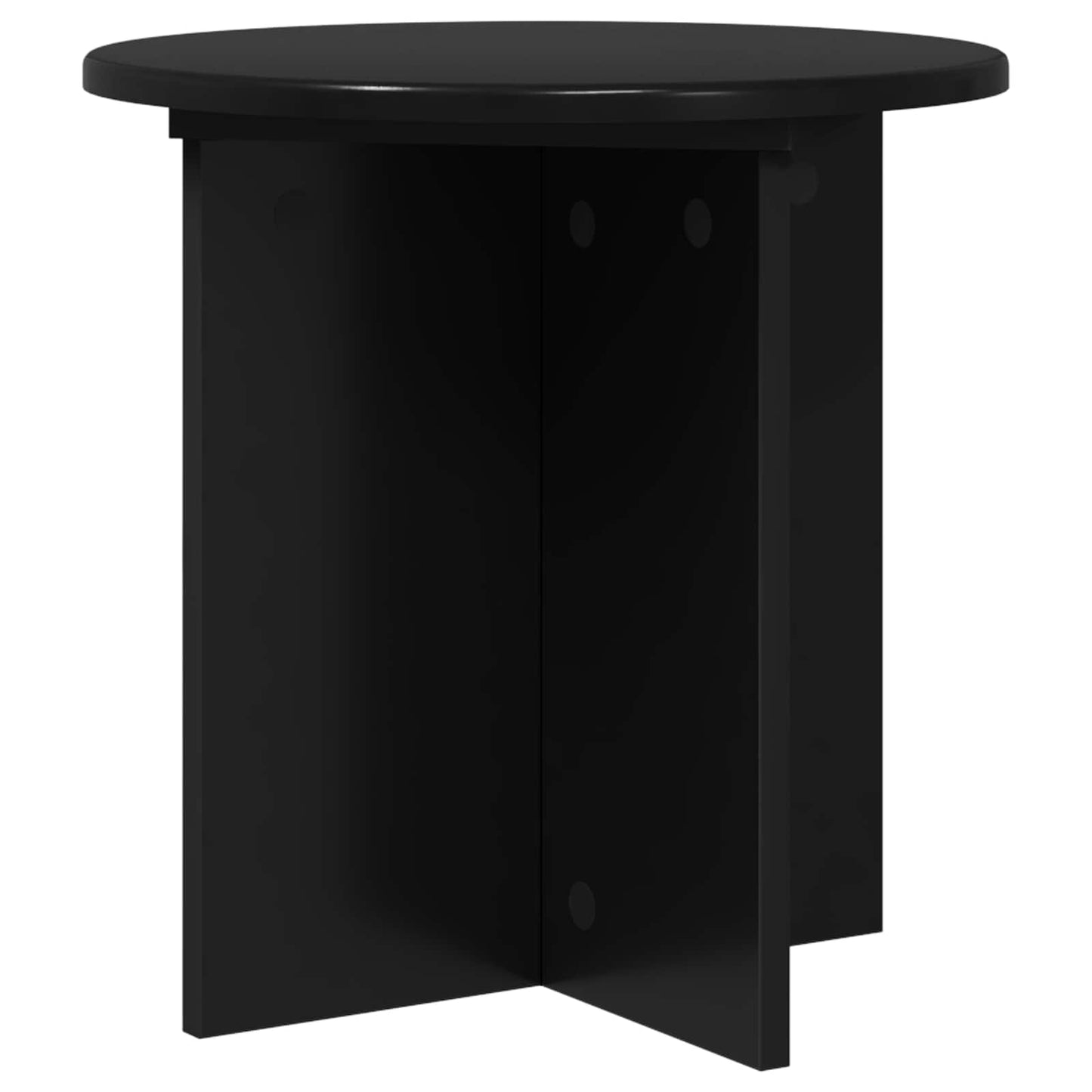 Plant Stand 2 pcs Black 40 x 40 x 40 cm Engineered Wood