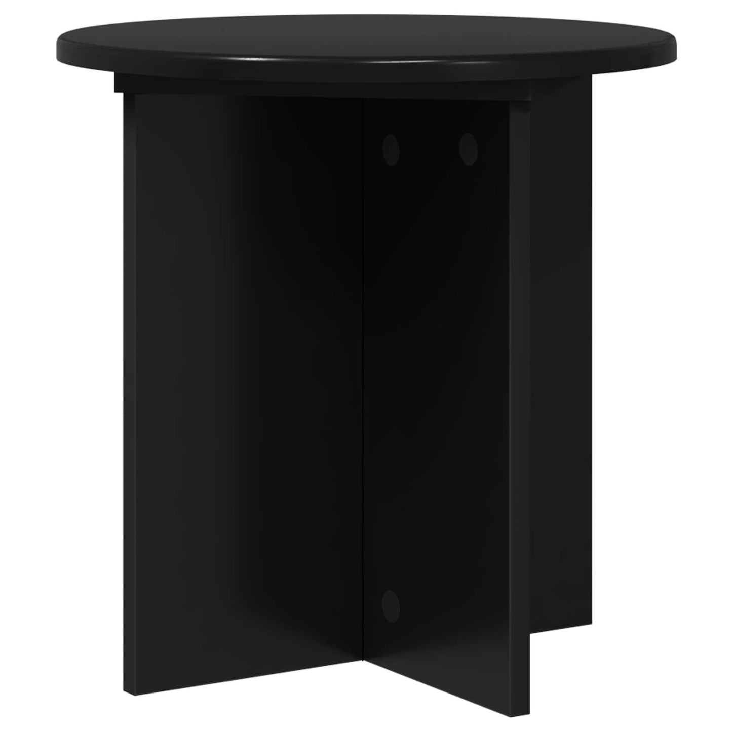 Plant Stand 2 pcs Black 40 x 40 x 40 cm Engineered Wood
