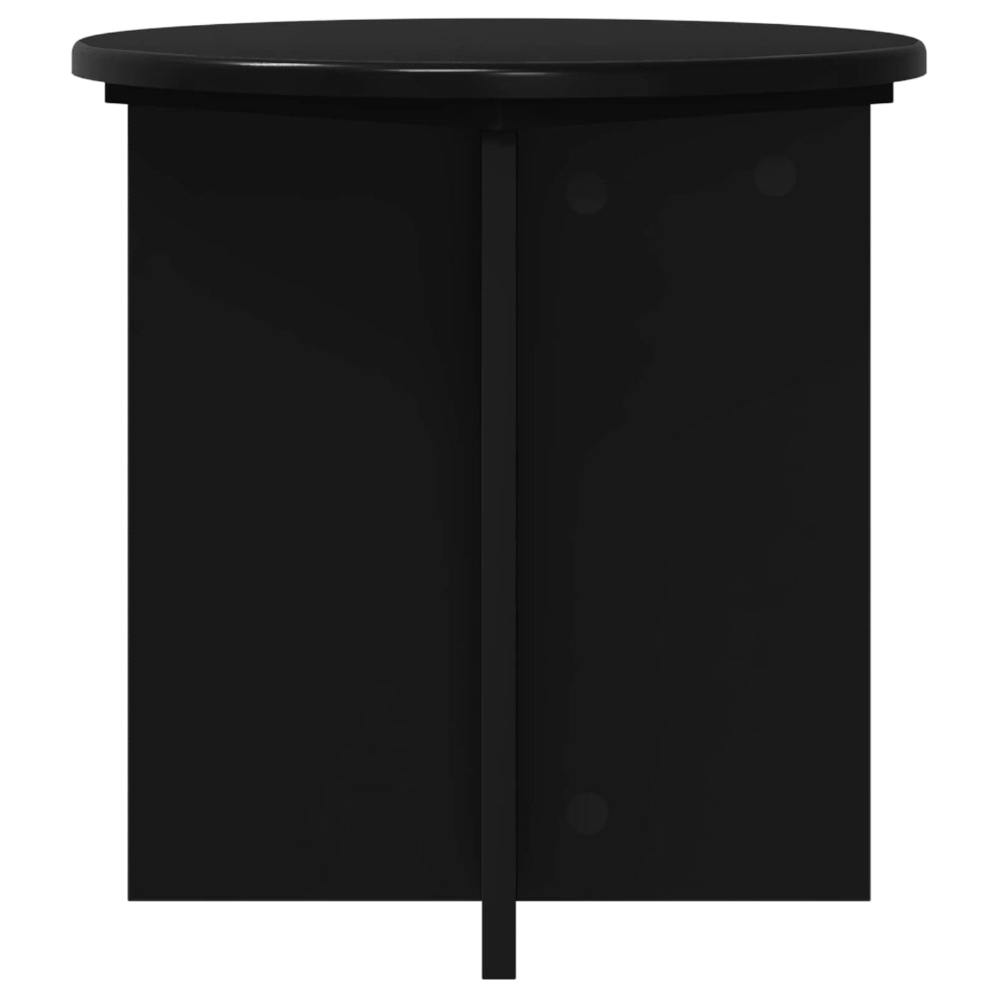 Plant Stand 2 pcs Black 40 x 40 x 40 cm Engineered Wood